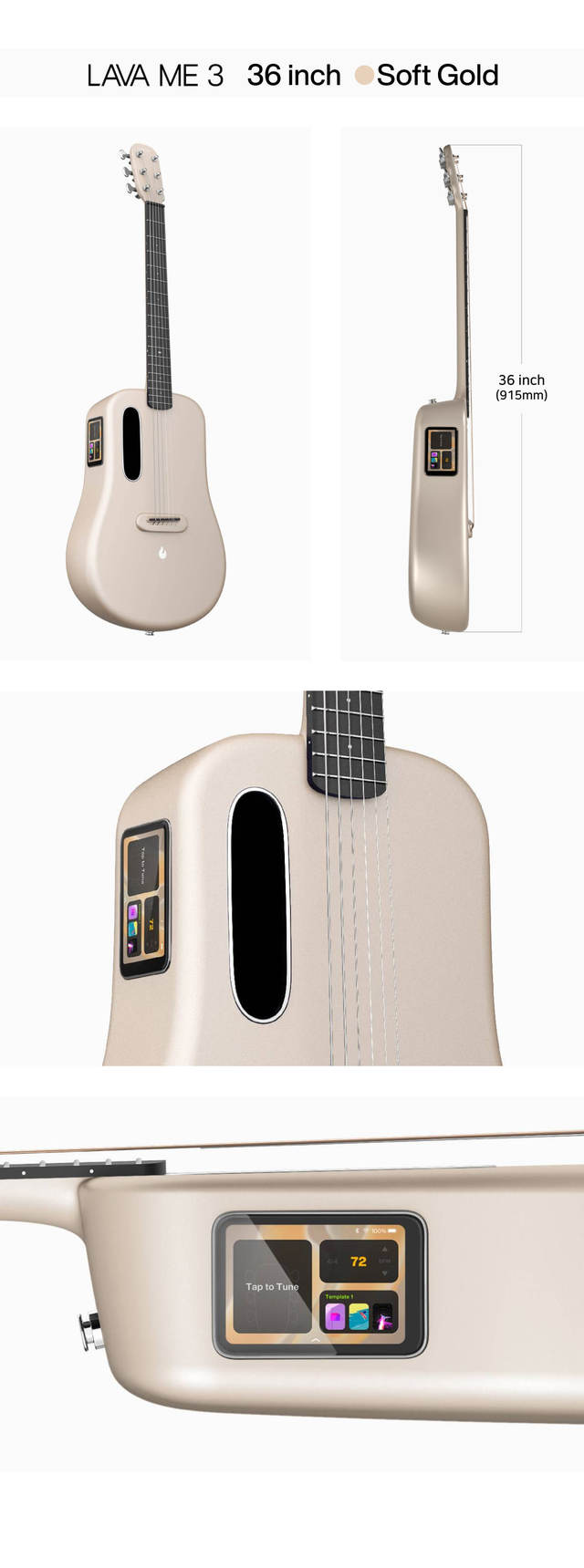 LAVA ME 3 36인치 (Soft Gold)