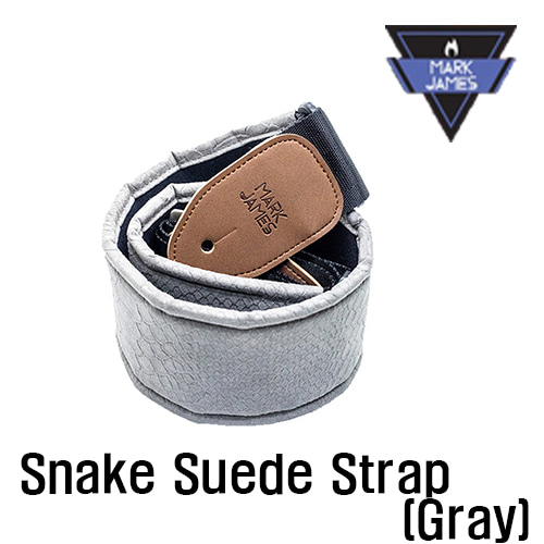 마크제임스 스네이크 스트랩 (Gray) / Mark James Snake Suede Strap (Gray)   [네이버톡톡/카톡 AMA-zing 추가인하]