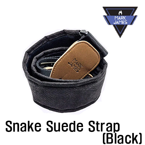 마크제임스 스네이크 스트랩 (Black) / Mark James Snake Suede Strap (Black) [네이버톡톡/카톡 AMA-zing 추가인하]