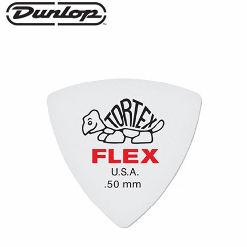 던롭 플렉스 삼각형 피크 (0.5mm) / DUNLOP  TORTEX FLEX TRIANGLE (0.5mm) [네이버톡톡/카톡 AMA-zing 추가인하]