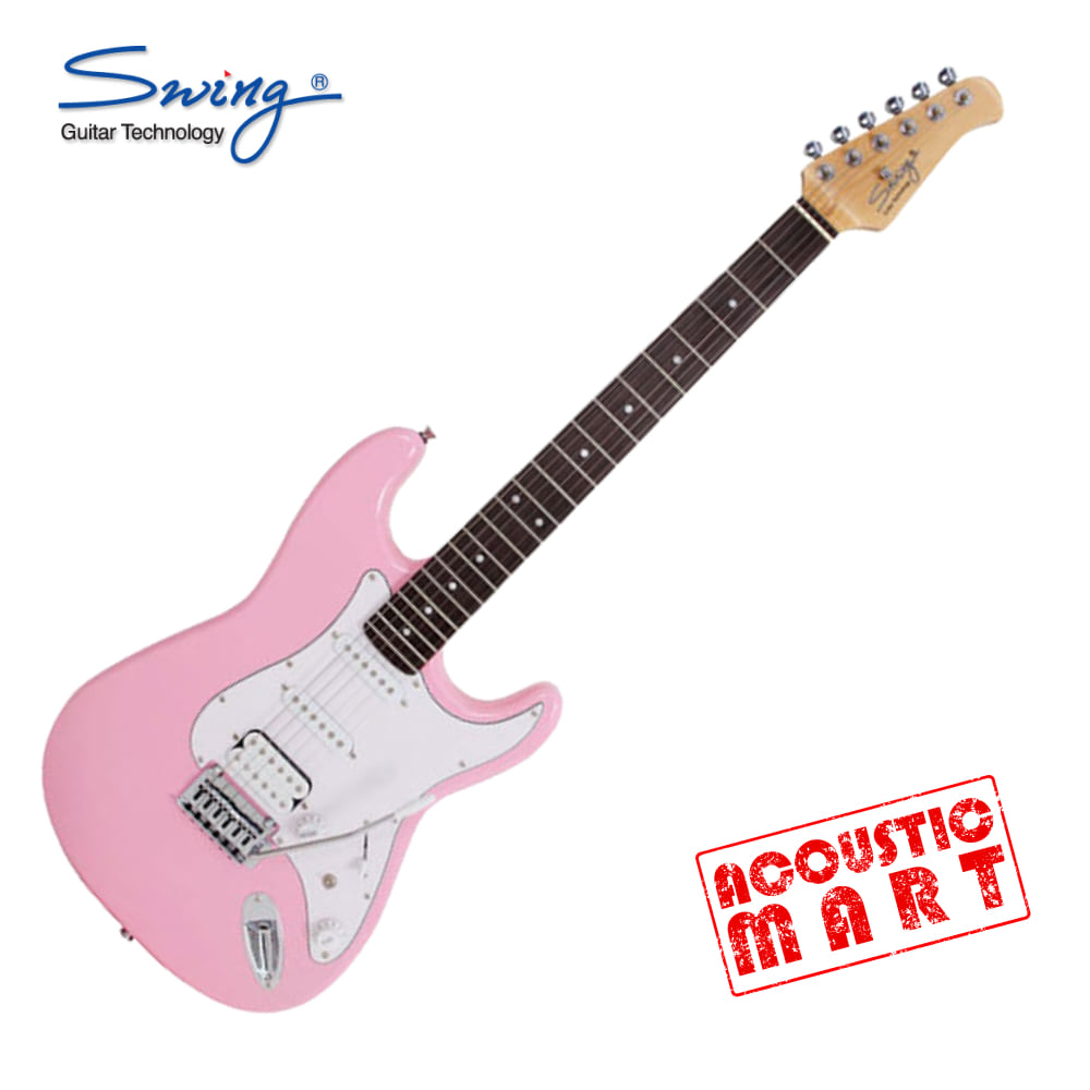 스윙 일렉기타 S-2 SE Pink(Rosewood) 입문용기타 [네이버톡톡/카톡 AMA-zing 추가인하]