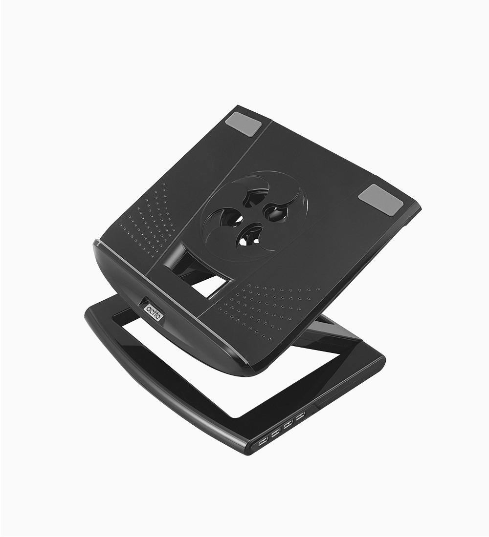 토네이도 노트북 쿨링 스탠드&amp;USB 허브(BLACK) NBS-09H