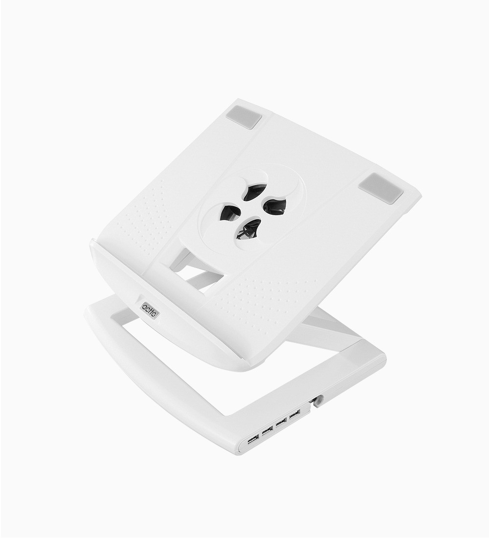 토네이도 노트북 쿨링 스탠드&amp;USB 허브(WHITE) NBS-09WH