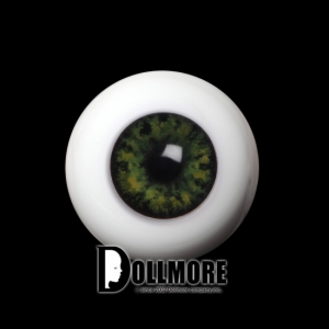 26mm Half-Round Acrylic Eyes (Green)