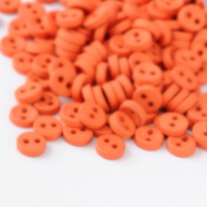 5.5 mm Round Simple button (Orange)