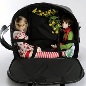 SD - Double BJD Carrier Bag (Solid Black)