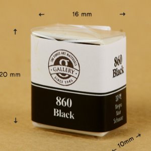 전문가 고체형 수채물감 (860 Black)