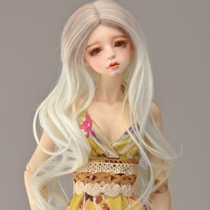 (선주문) [8-9&quot;] Rolla Sh Wave Wig (B White)