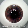 Glastic Realistic eyes 16mm - Dark Brown