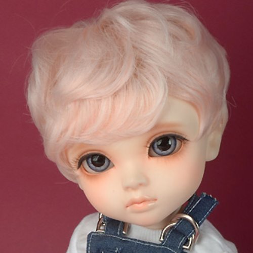 *(13-14) Zeke Short Cut Wig (L.Pink)