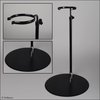 80 ~ 120cm Dollmore 허리 고정형 Doll Stand (All - Black)