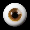 [16mm] Meister Glass Eyes 16mm (Lt.Brown)