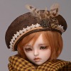 (7~9) MSD SD Urahae Beret Hat (베레모 모자 : Brown)