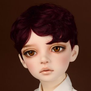 *(13-14) Zeke Short Cut Wig (Wine)