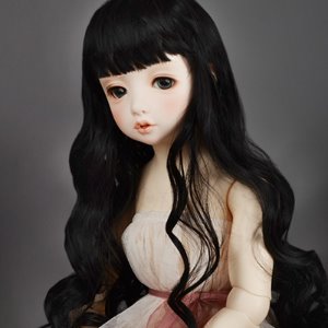 [13-14&quot;] Digital Wave Wig (Black)