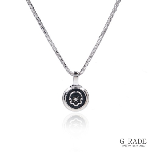 CH1. Basic Circle Logo Necklace(S Size)