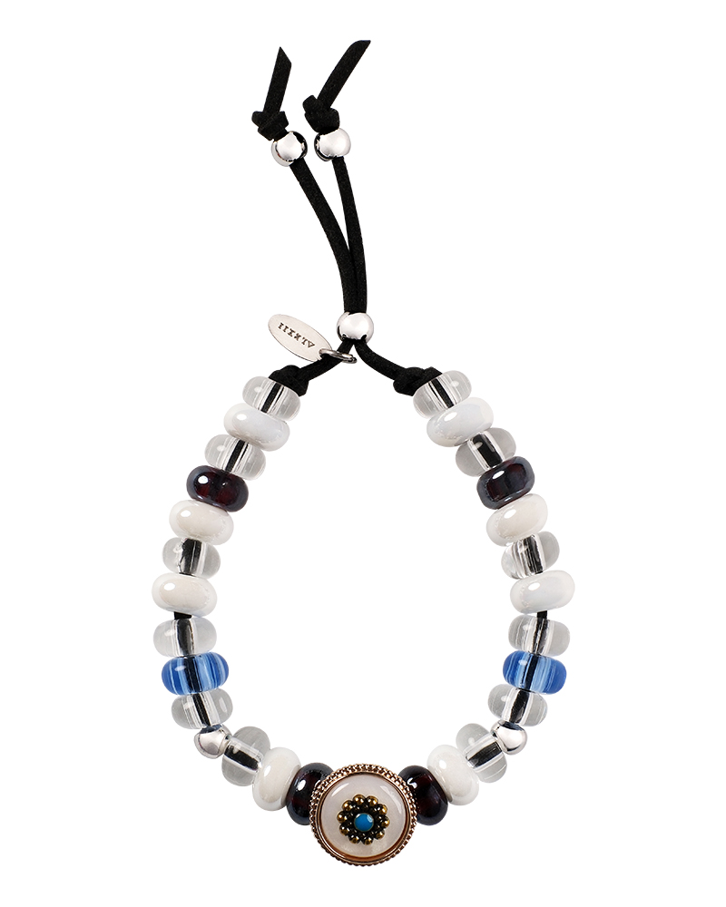 【ALEXII】GLASS BEADS BRACELET 韓国 腕輪 メンズ ブレスレット ALEXII GLASS BEADS BRACELET 알렉시 글라스 비즈 팔찌