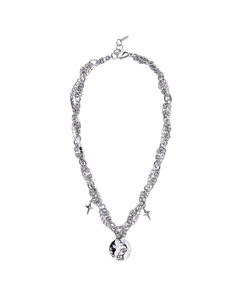 【ALEXII】(韓国人気) TWIN BEAR NECKLACE SKY ネックレス ALEXII】(韓国人気) TWIN BEAR NECKLACE SKY ネックレス