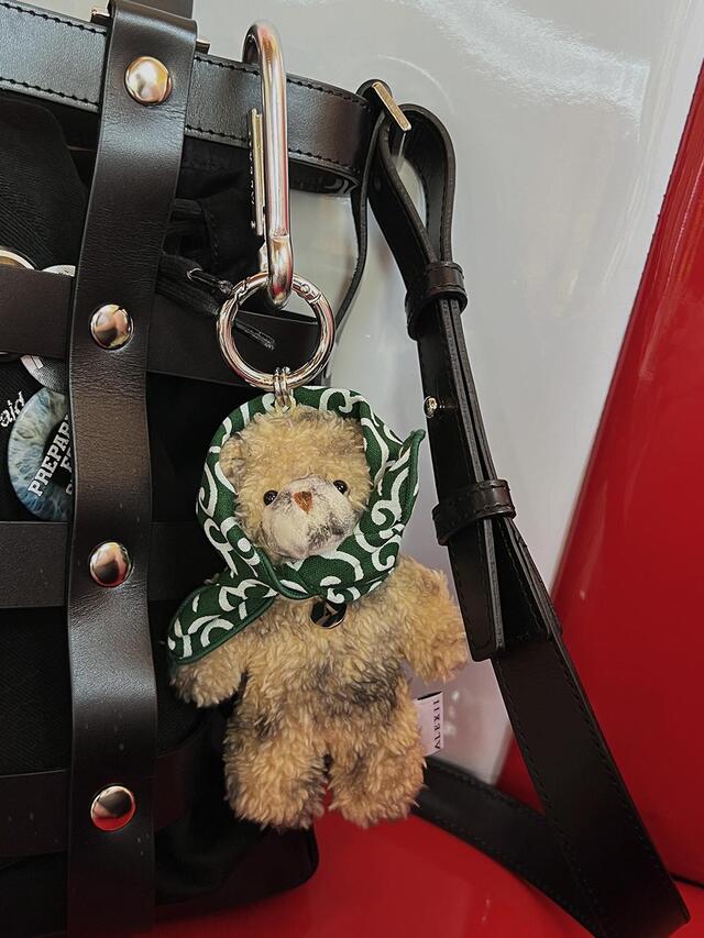【ALEXII】(韓国の人気) NEW SHIBA BEAR KEY RING キーホルダー 알렉시 곰돌이 키링 쉬바베어