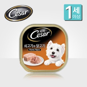 시저캔 쇠고기 닭고기 100g