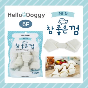 헬로도기 참좋은껌 우유맛 6p