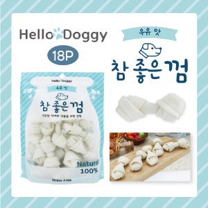 헬로도기 참좋은껌 우유맛 18p