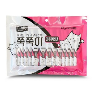 테비 쭉쭉이 연어와치킨맛 10g (20개입)