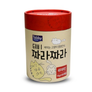 테비 짜라짜라 새우와치킨 10g 50p