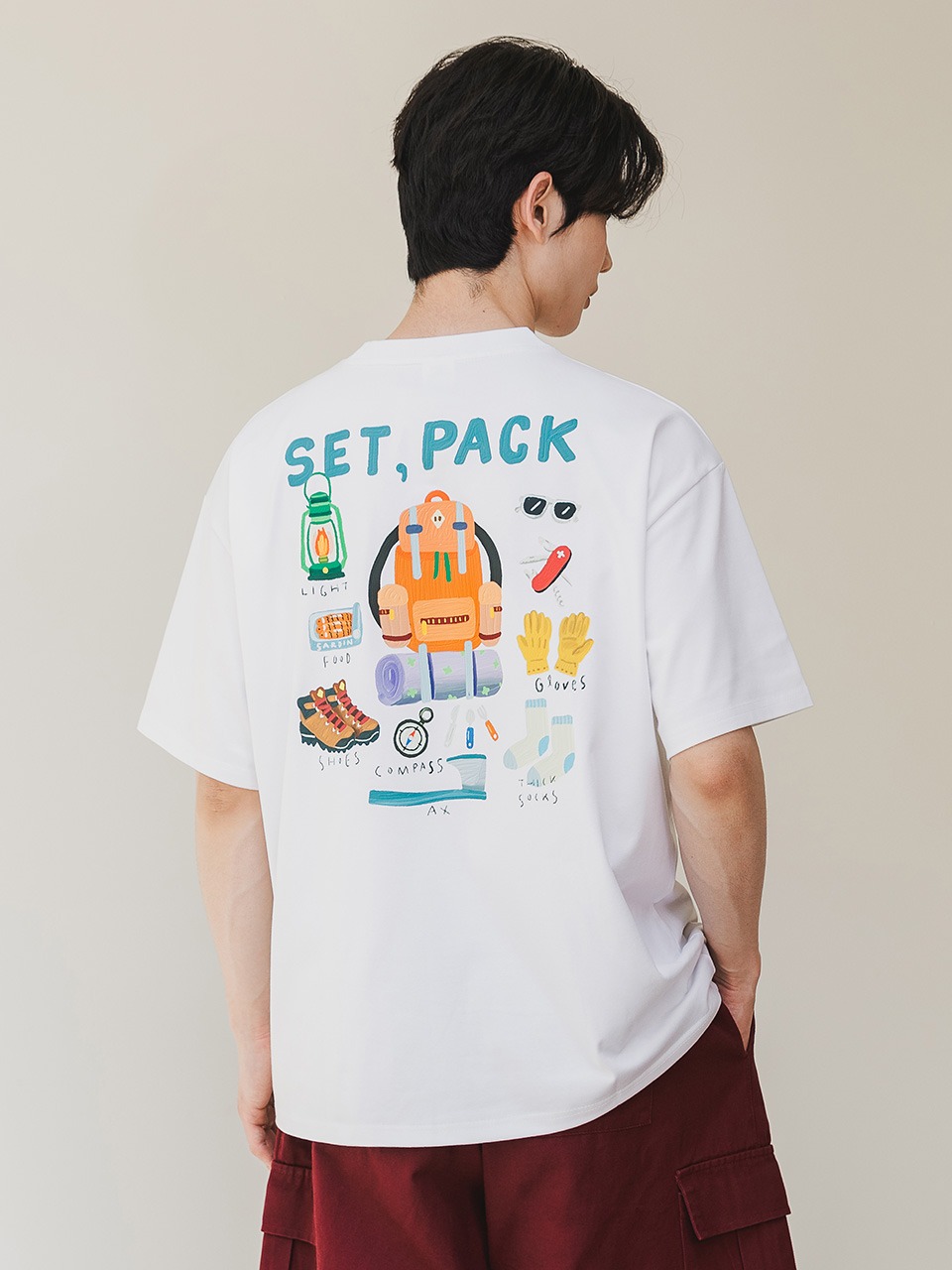 SET PACK 오버핏 반팔티 AST4546 (6 COLOR)