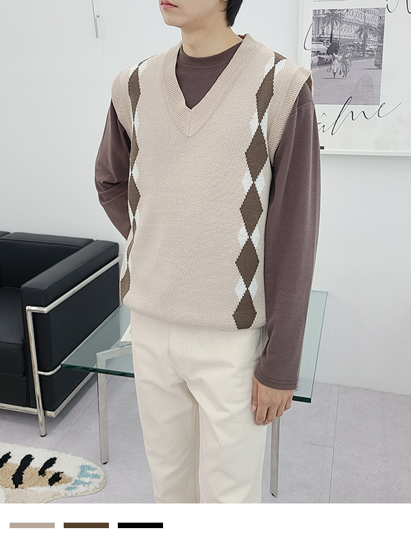 아가일 브이 조끼