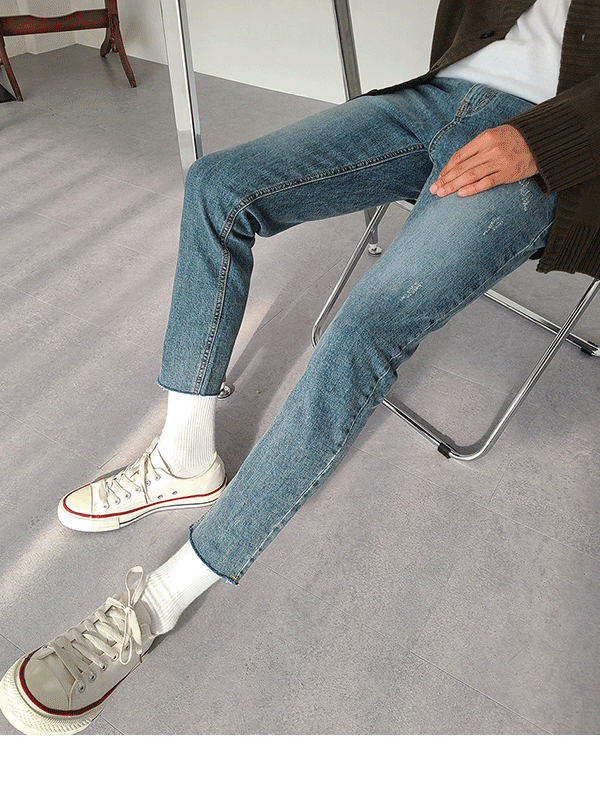 넥스트 슬림 데님 진