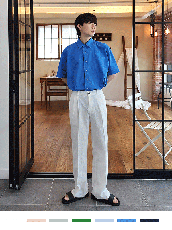 데일리 30수 반팔 셔츠