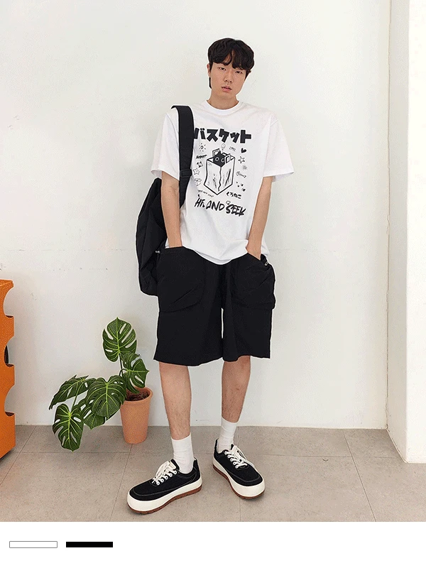 디자인 캣 반팔 티셔츠