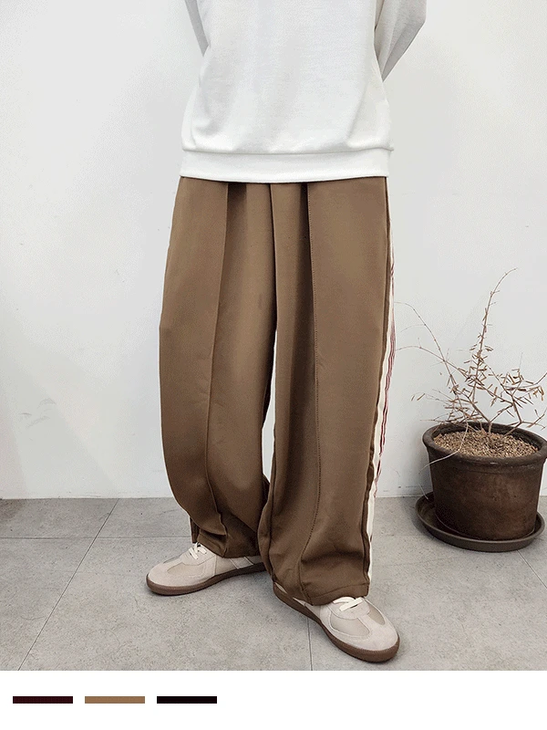 사이드 멀티 라인 츄리닝팬츠