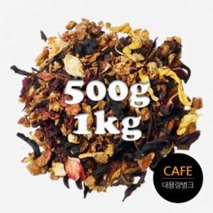 카페용 애플 블렌드 스페셜 블렌딩 허브차 벌크 대용량 500g / 1kg