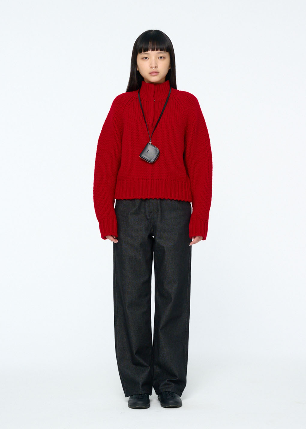 mini cubo pouch, black - 아모멘토