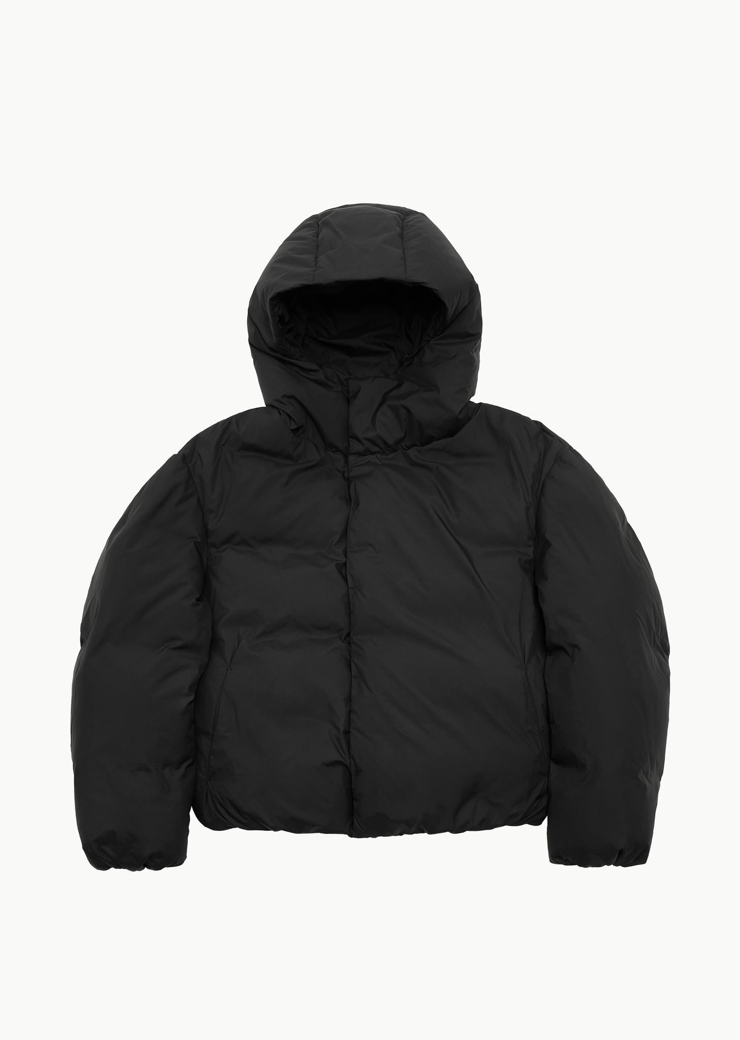 HOODED DOWN PUFFER 2COLORS