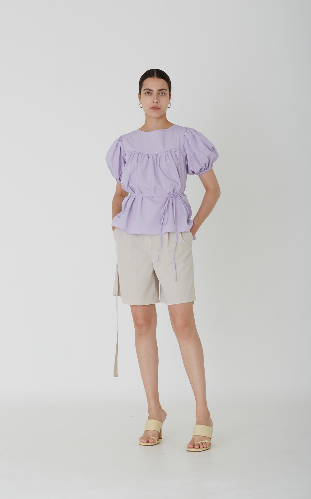 Riona Shorts _ Beige