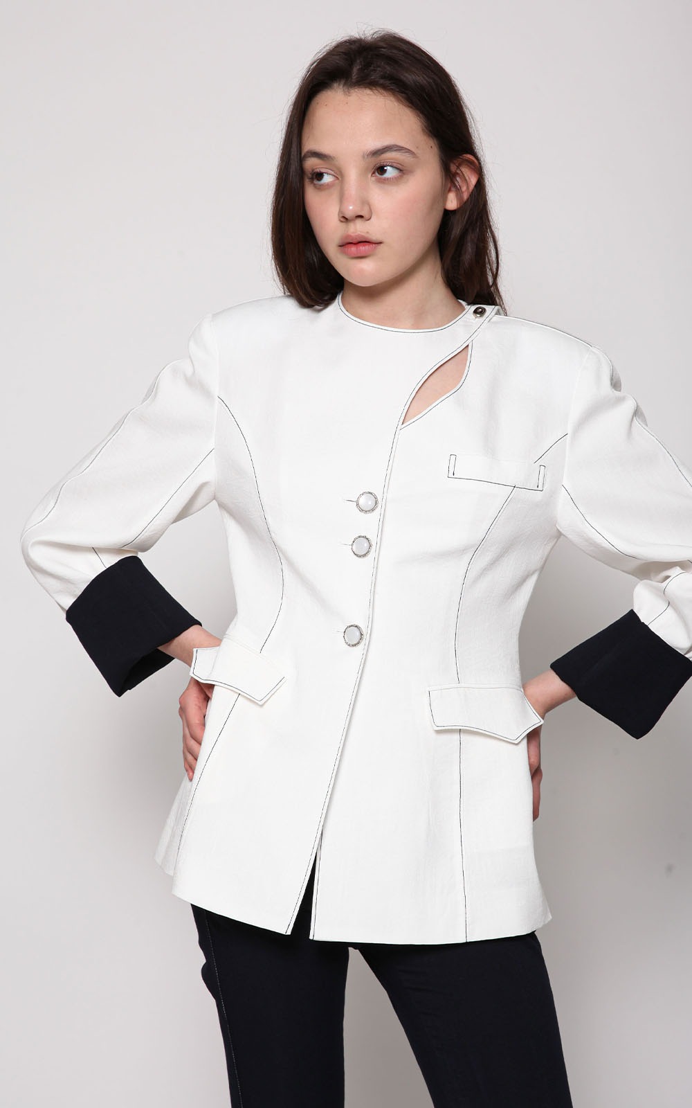 Sloane Jacket _ White