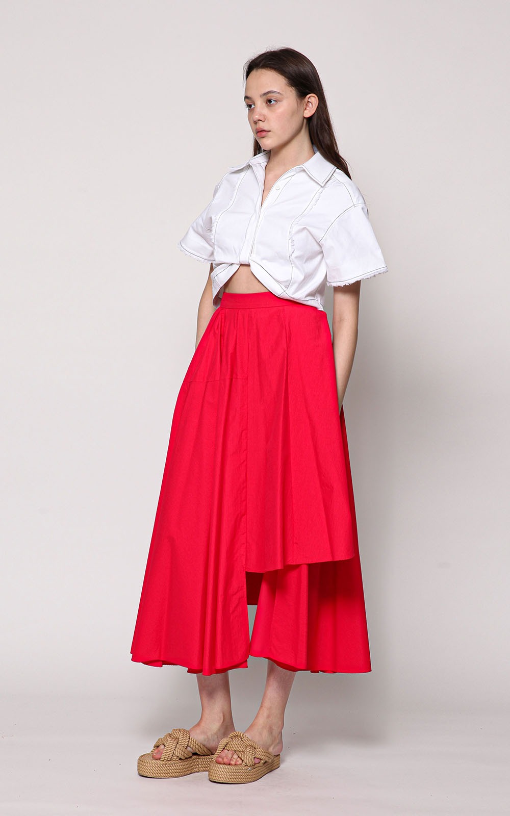 Annabel Skirt _ Fuchsia Pink