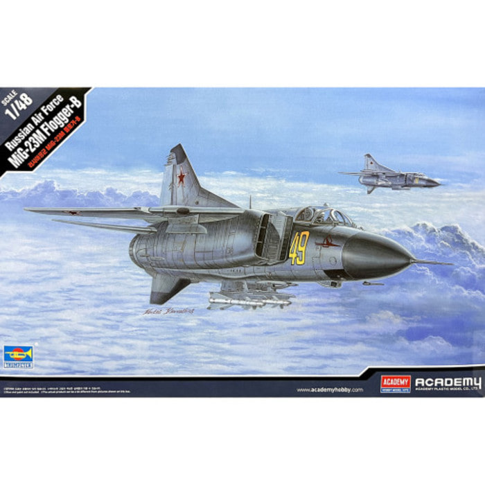 [아카데미과학] 1/48 러시아공군 MIG-23M 플로거B 12344