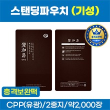 스탠딩파우치 [기성] 쌍화탕 한약파우치(유광) (충격에강한2중지-충격보완팩) 약2,000장 (a3873)