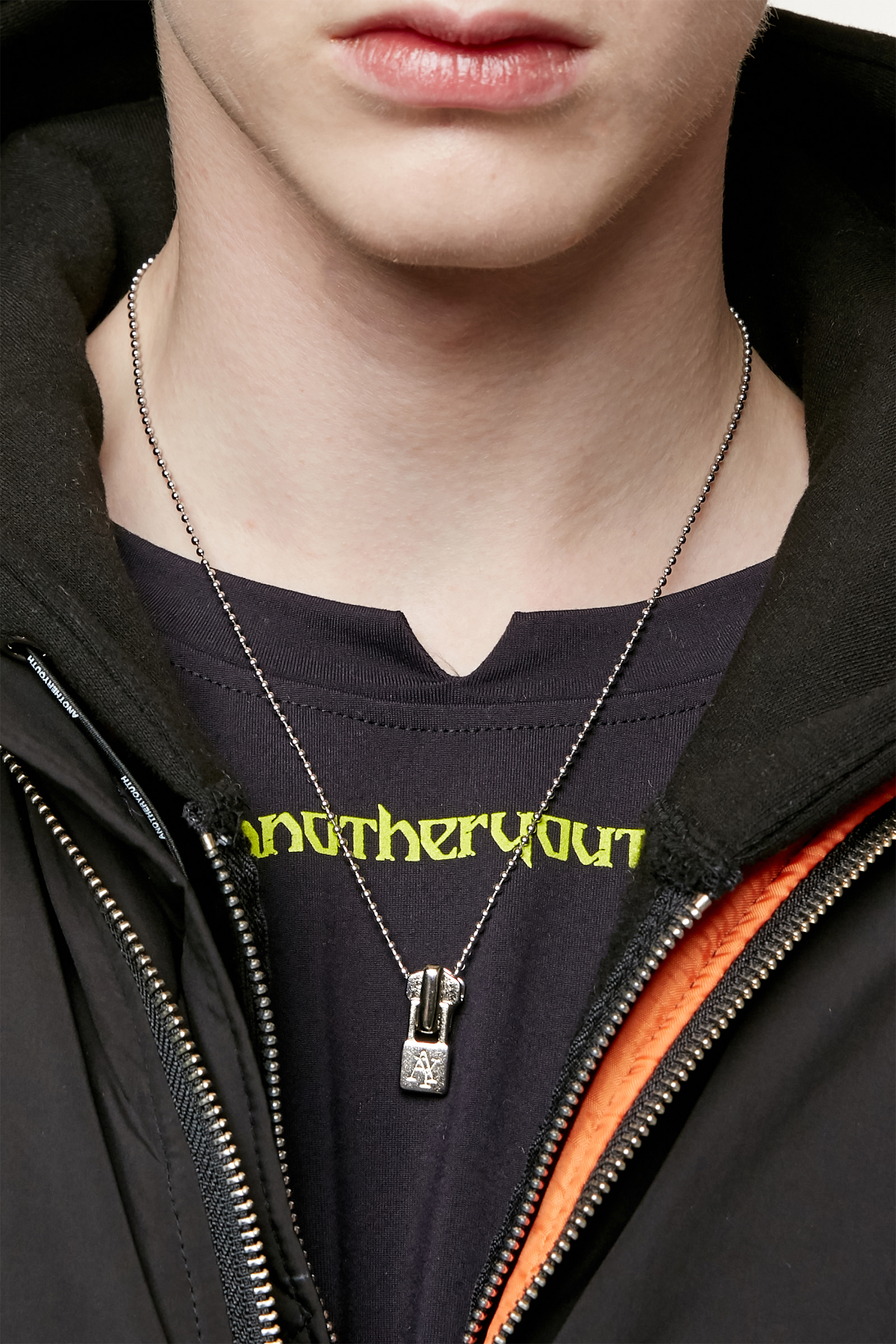 【ANOTHERYOUTH】関税/送料込み zipper necklace d314d284fdbf7d428bea644a967983