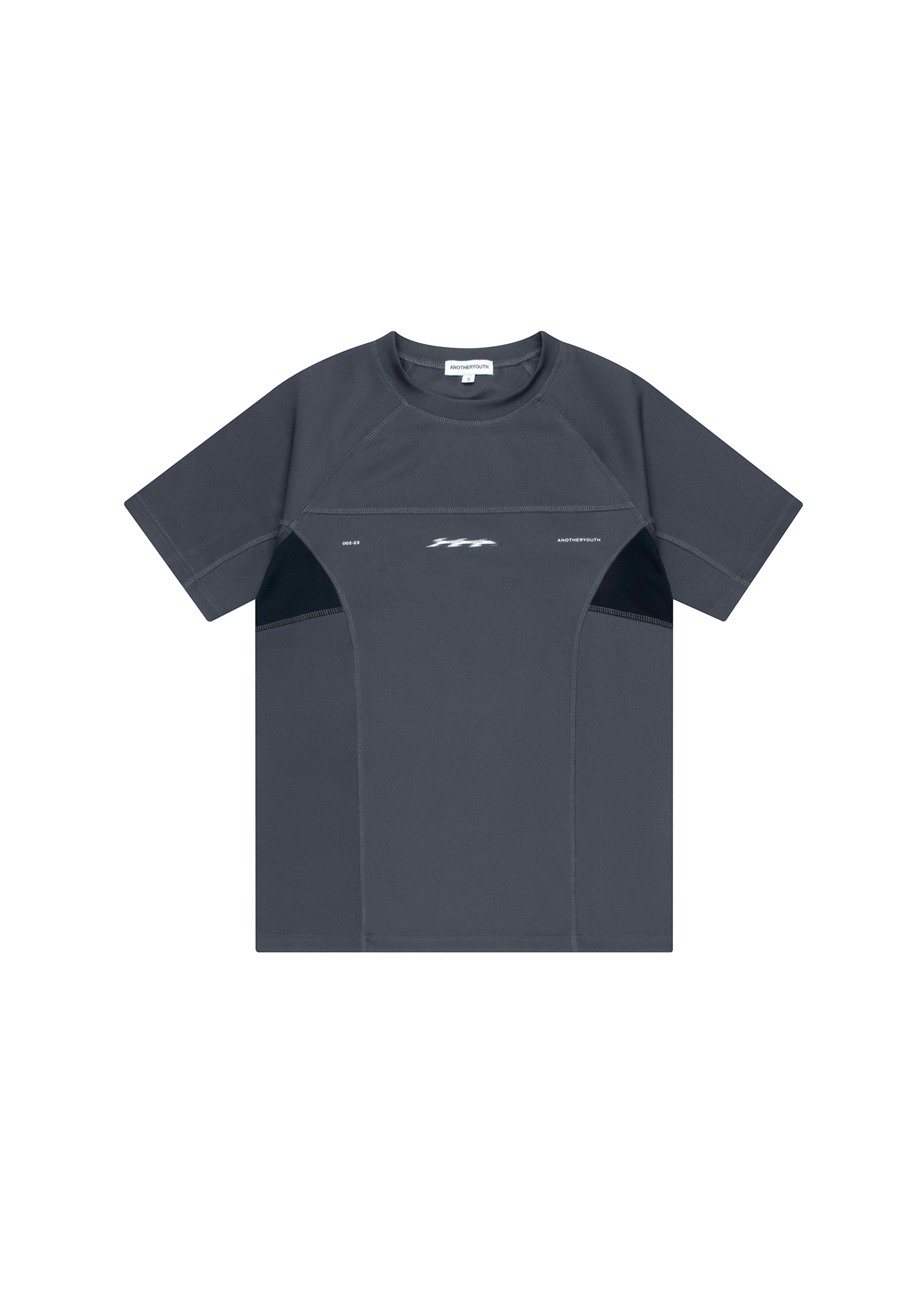 ●ANOTHERYOUTH● 002-23 athletic jersey Tシャツ - charcoal d65308017087430d12481971e0ada8