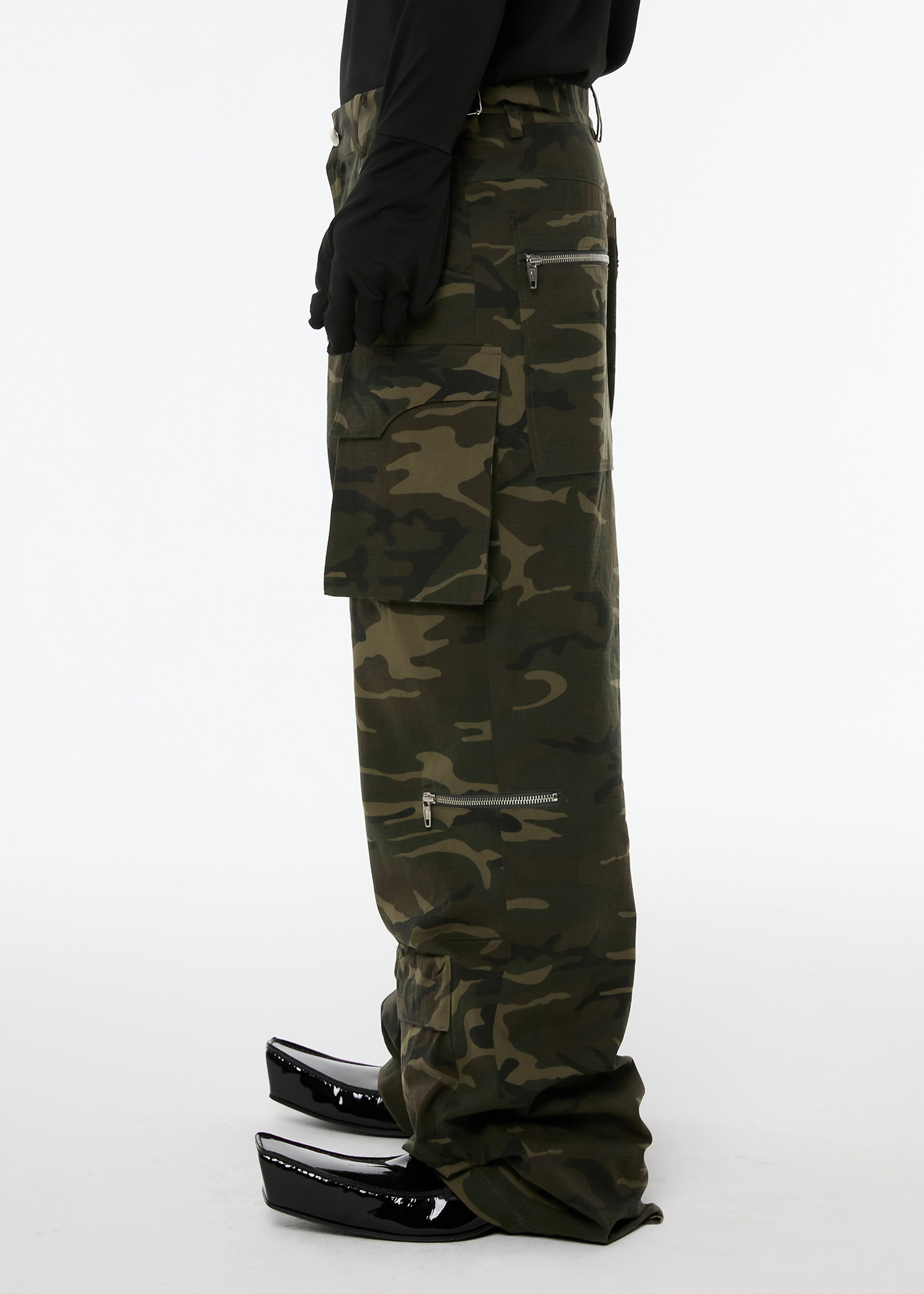 ●ANOTHERYOUTH● 004-23 multi-pocket pants - camo / unisex ANOTHERYOUTH