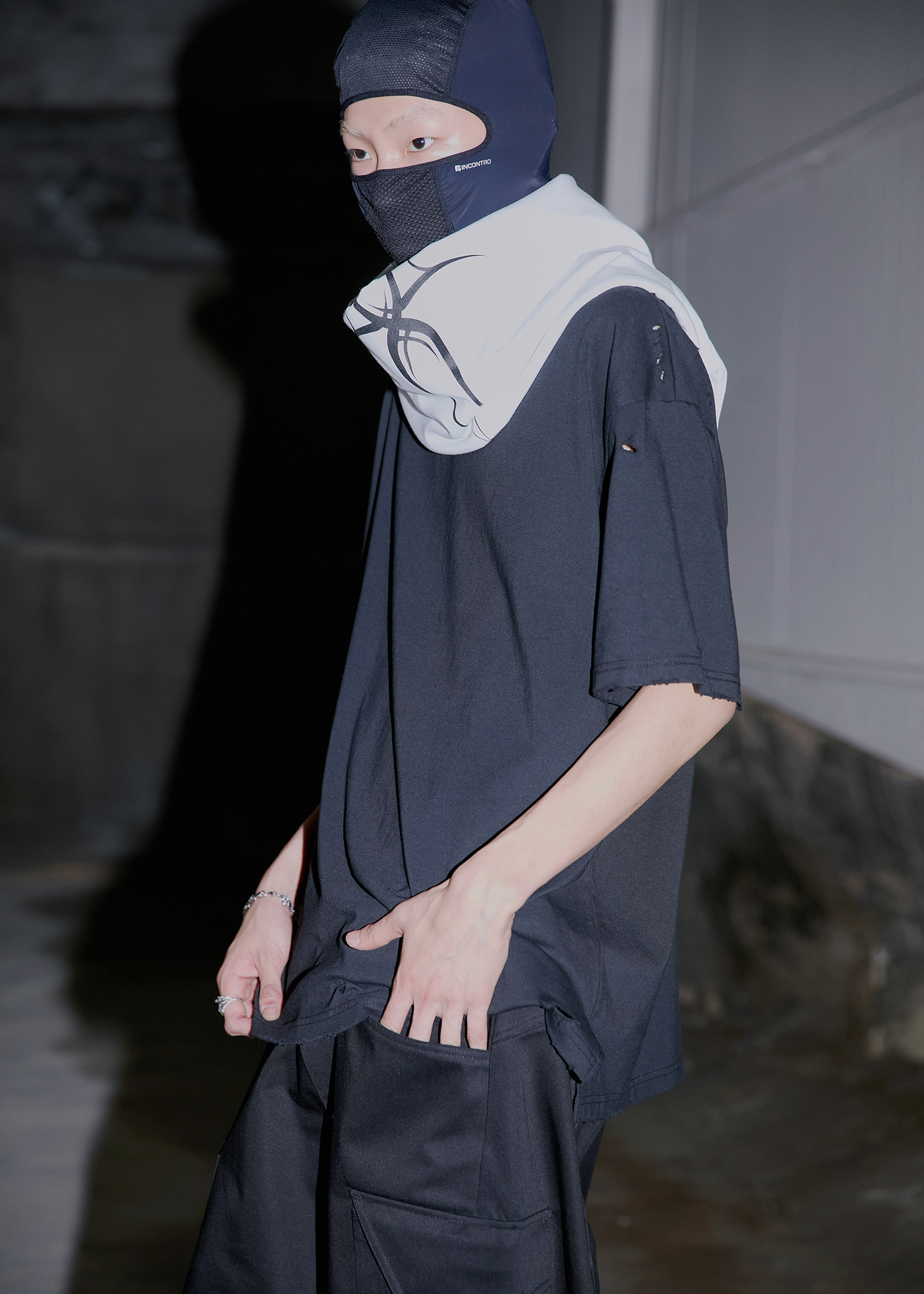 ANOTHERYOUTH ★ eyelet damage t-shirt 8ea087ab5e8d1e945c94452c033510