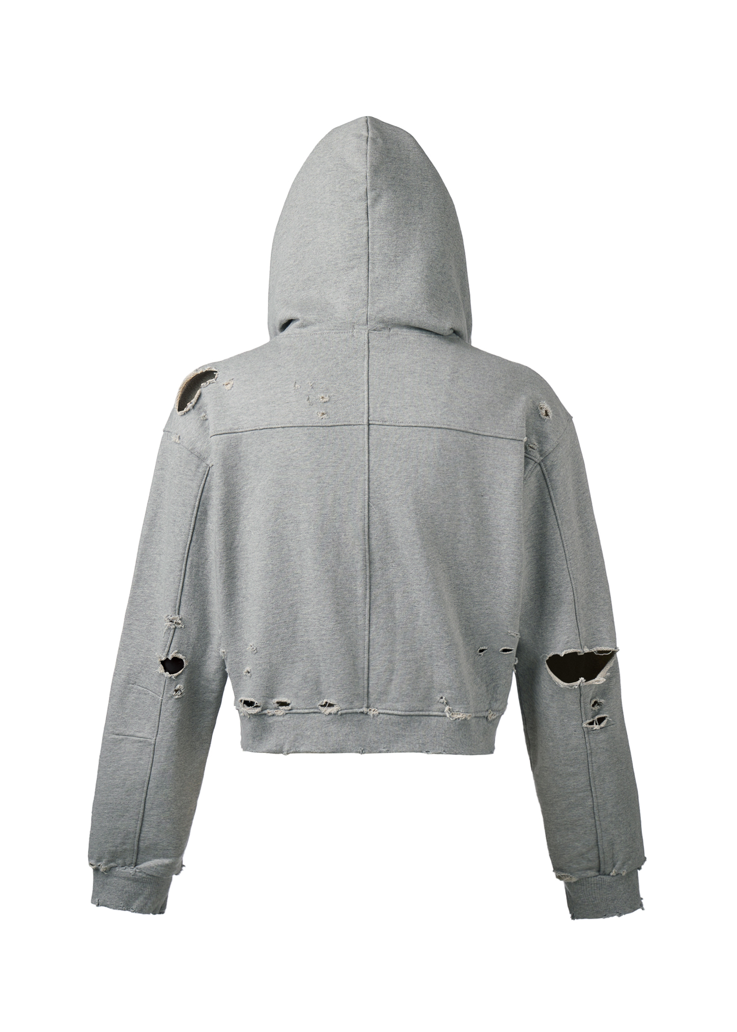 ●ANOTHERYOUTH● bone wing zip-up hoodie - grey 14e3e67f9edc4391dda43d8e2d00f5