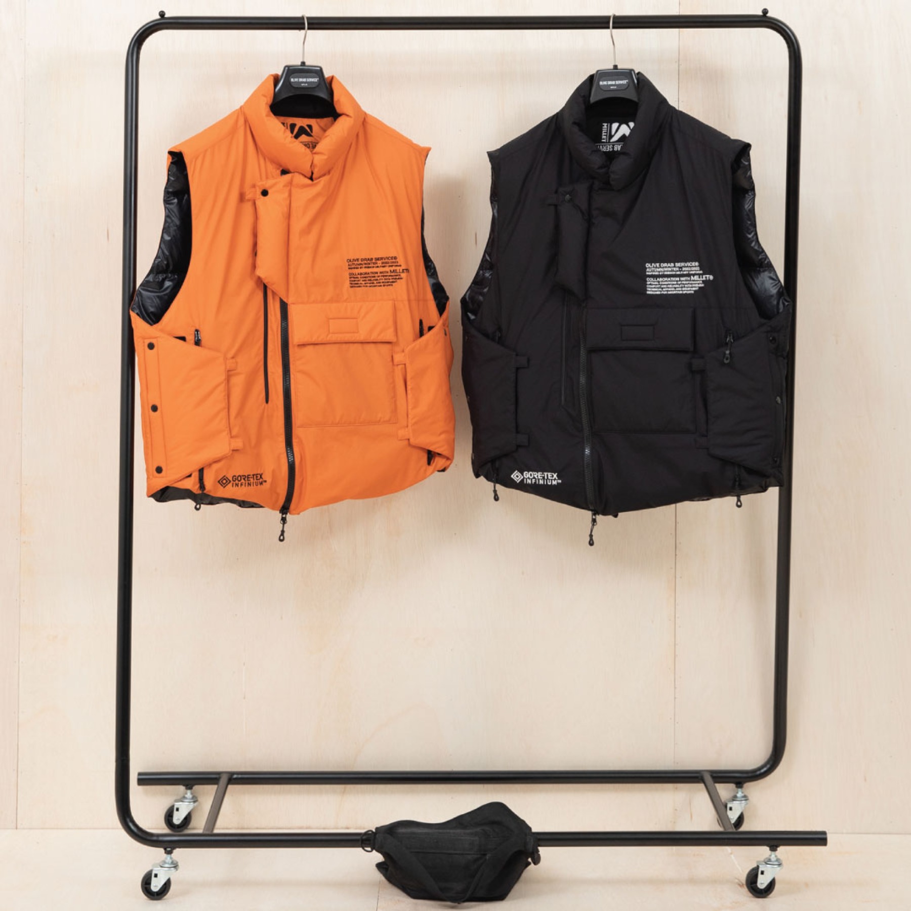 [FLAK PUFFER VEST] in GORETEX infinium