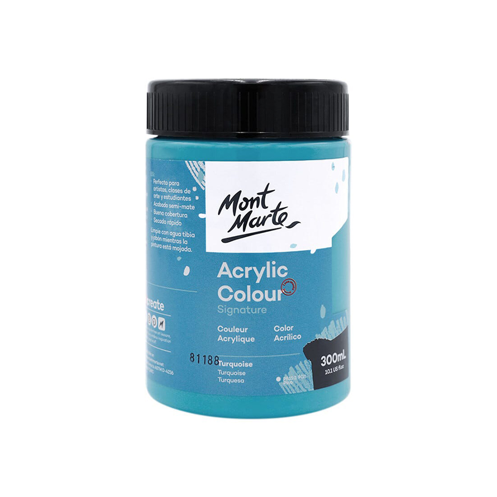 몽마르트 아크릴물감 300ml Turquoise       &gt; MONT MARTE  