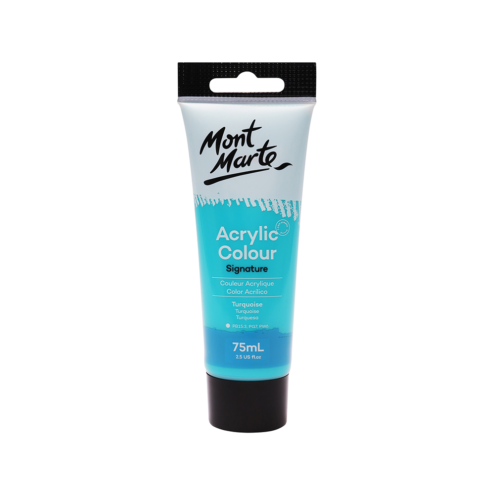 몽마르트 아크릴물감 75ml Turquoise       &gt; MONT MARTE  